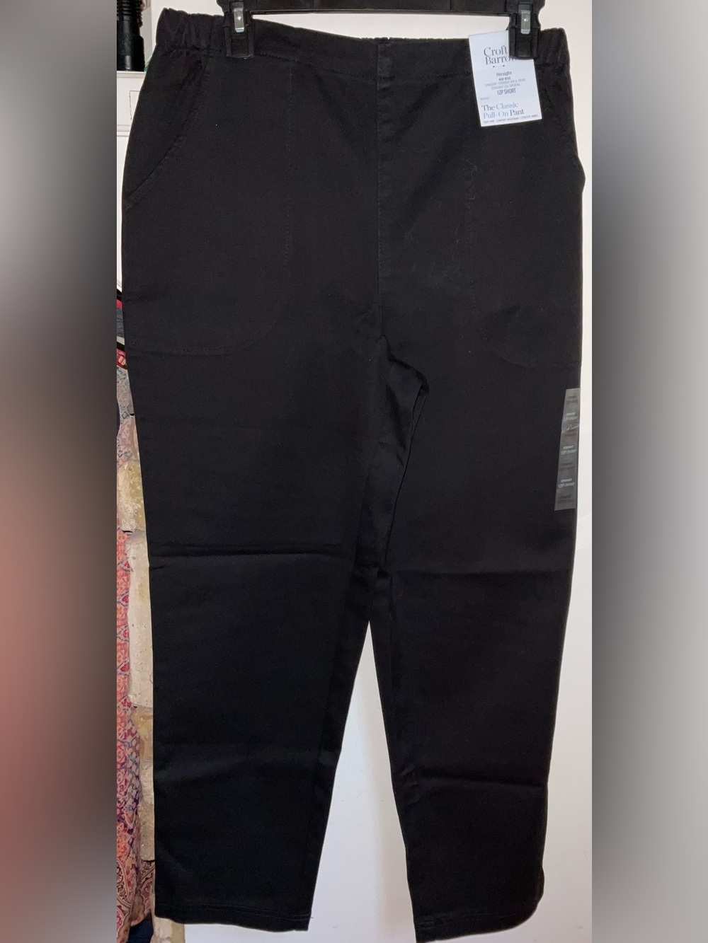 Croft & Barrow Women’s Black Pull-On Casual Pants